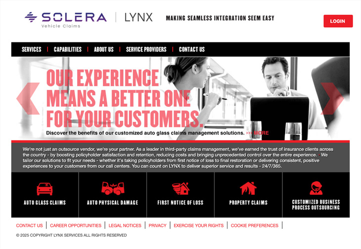 Lynx Services Website